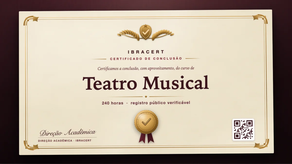 Capa do curso Teatro Musical