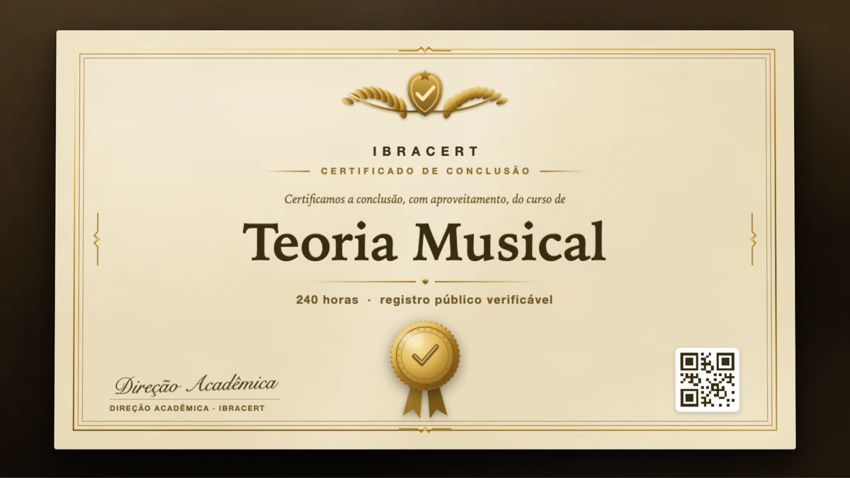 Capa do curso Teoria Musical
