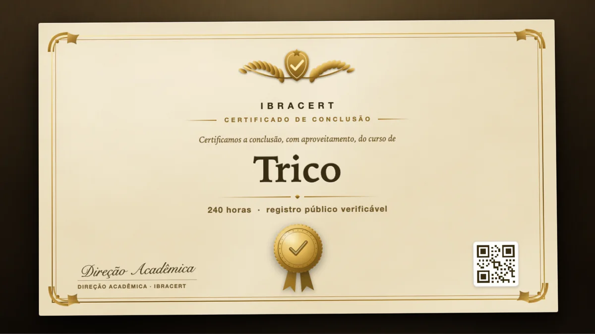 Capa do curso Trico