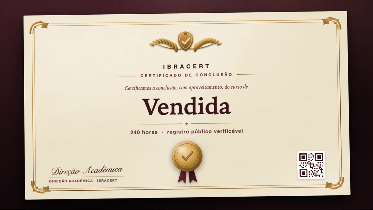 Capa do curso Vendida