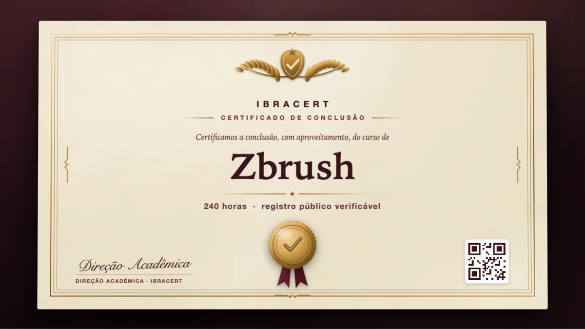 Capa do curso Zbrush