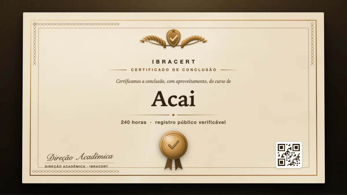 Capa do curso Acai
