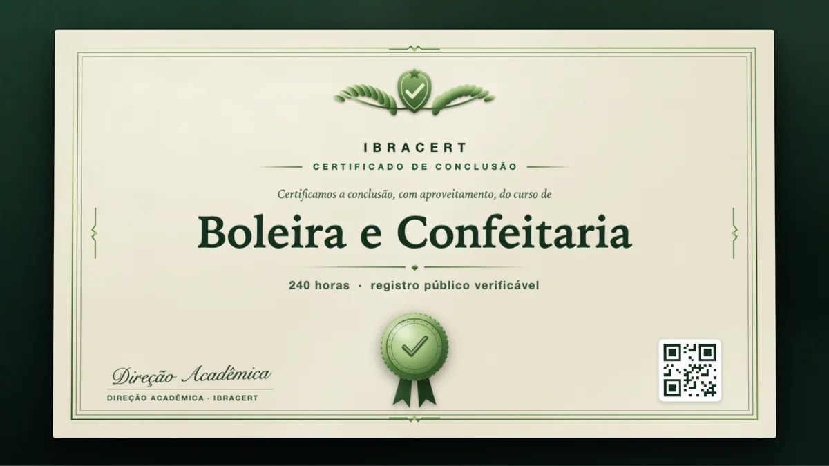 Capa do curso Boleira e Confeitaria