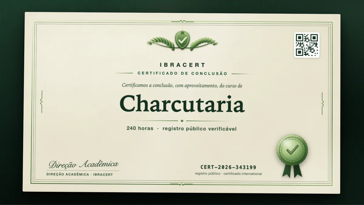 Capa do curso Charcutaria