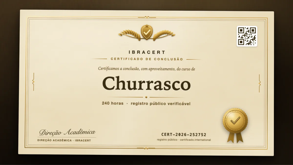 Capa do curso Churrasco