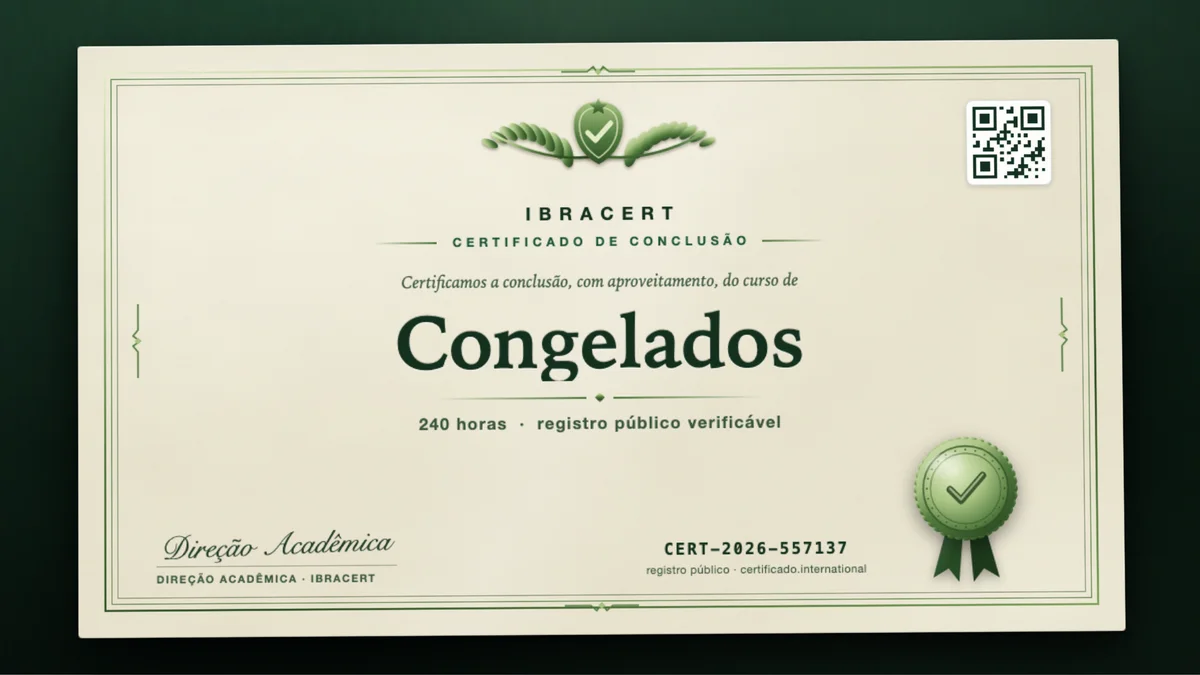 Capa do curso Congelados