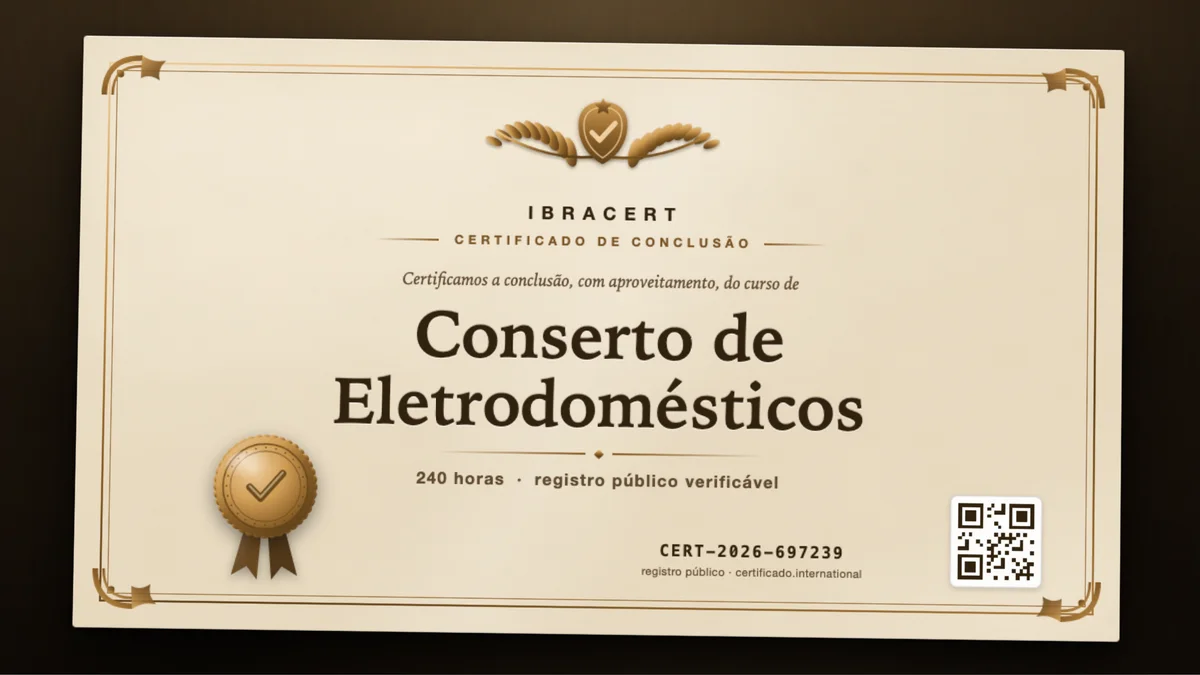 Capa do curso Conserto de Eletrodomésticos