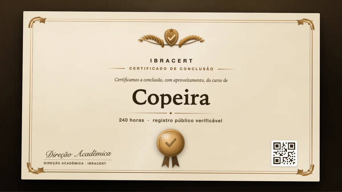 Capa do curso Copeira