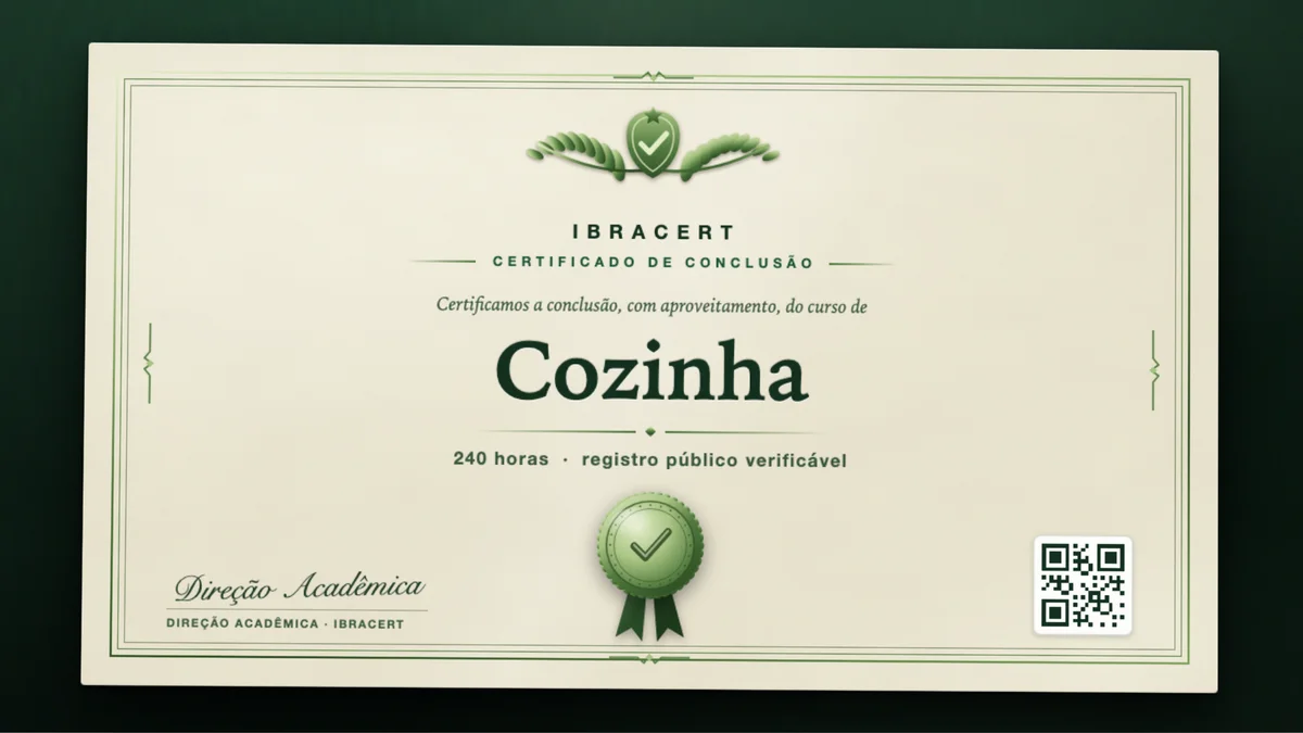 Capa do curso Cozinha