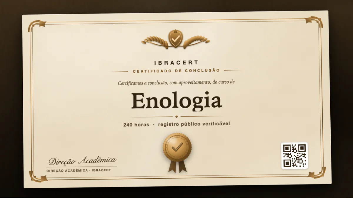 Capa do curso Enologia