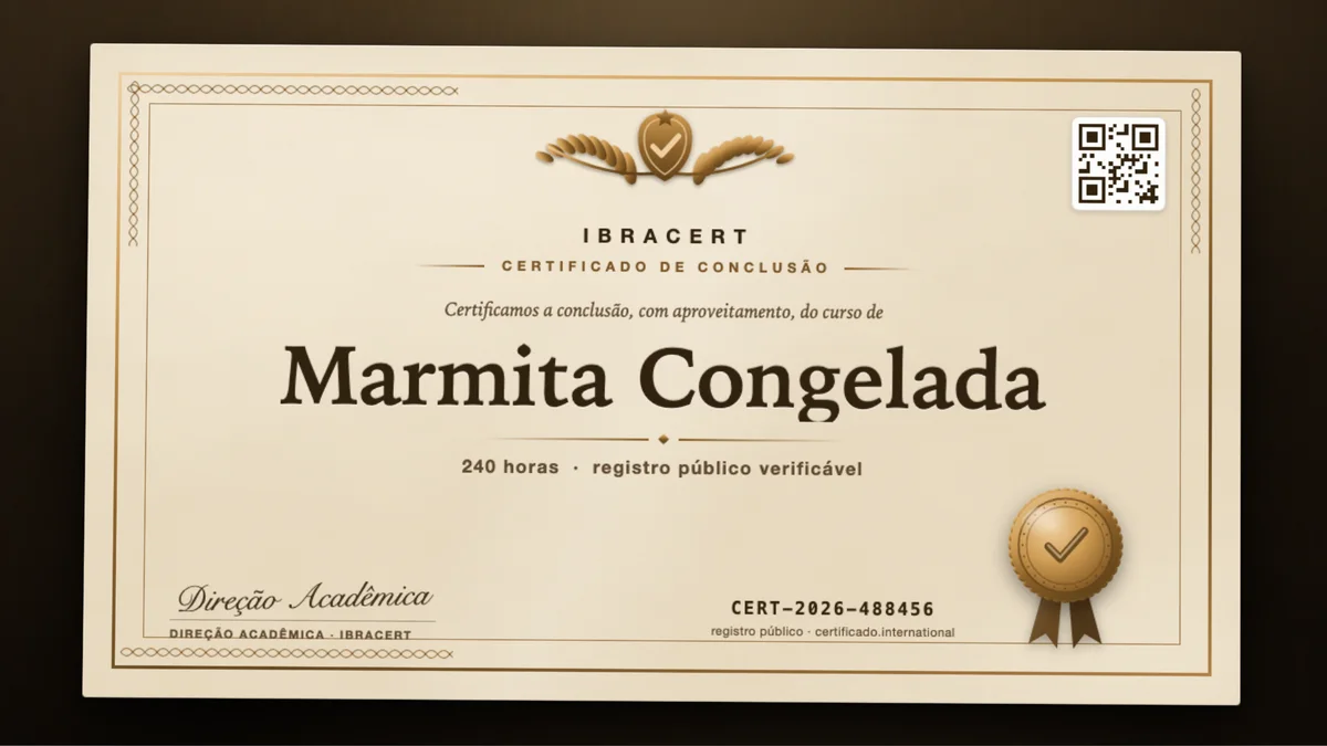 Capa do curso Marmita Congelada