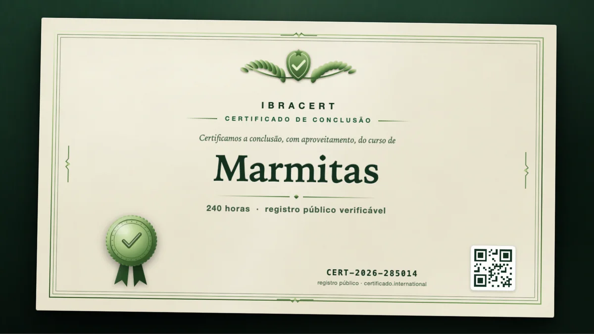Capa do curso Marmitas