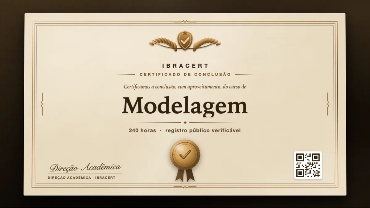 Capa do curso Modelagem
