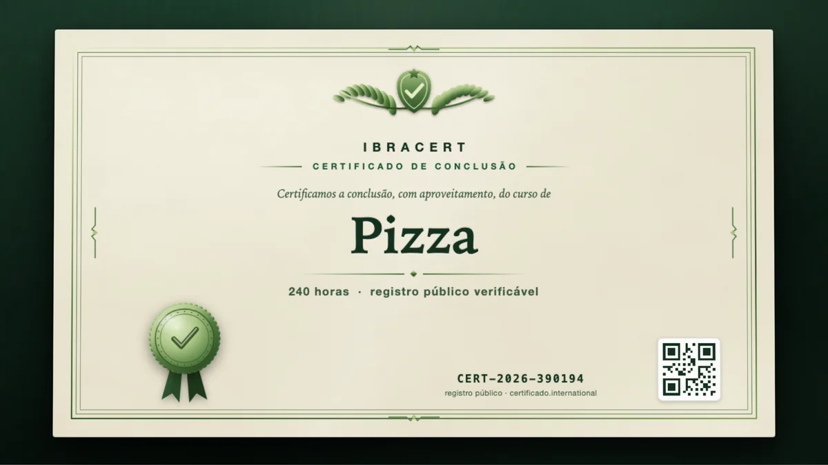 Capa do curso Pizza