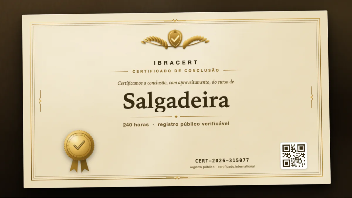 Capa do curso Salgadeira