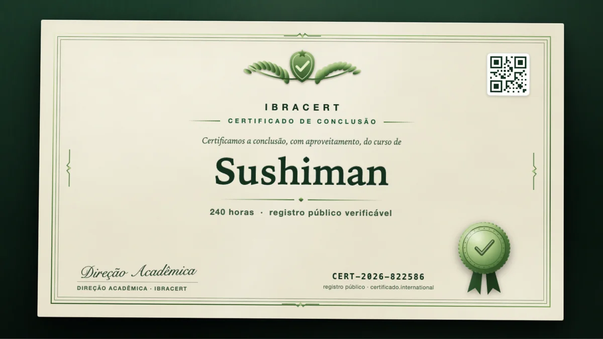 Capa do curso Sushiman