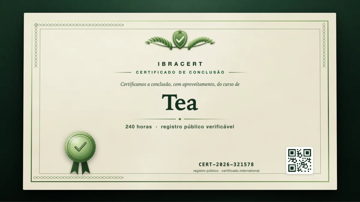 Capa do curso Tea