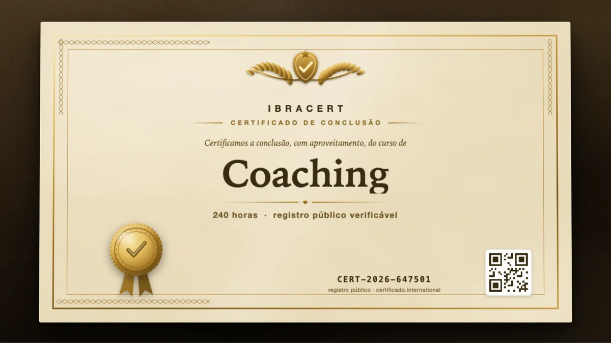 Capa do curso Coaching