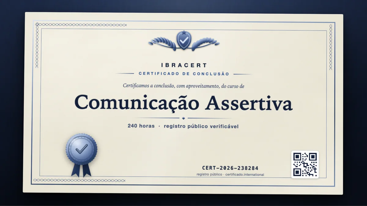Capa do curso Comunicação Assertiva