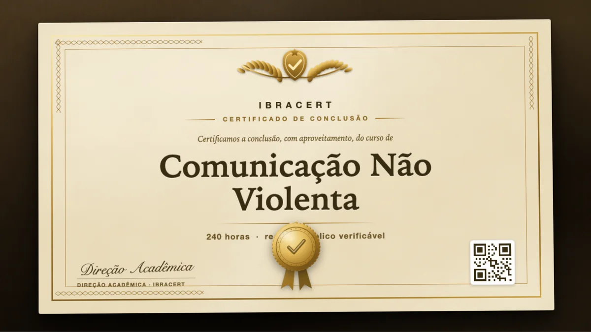 Capa do curso Comunicação Não Violenta
