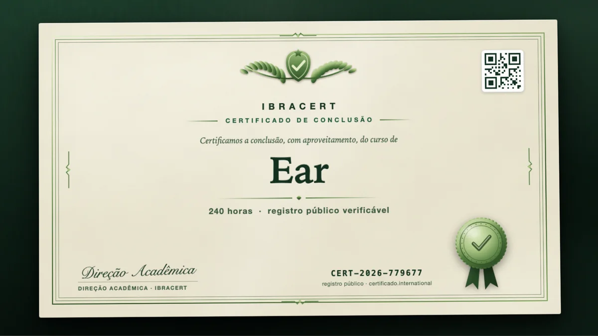 Capa do curso Ear