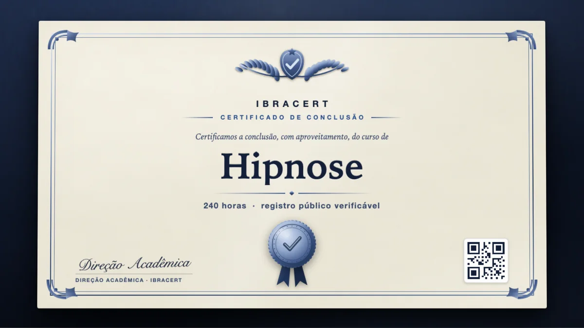 Capa do curso Hipnose