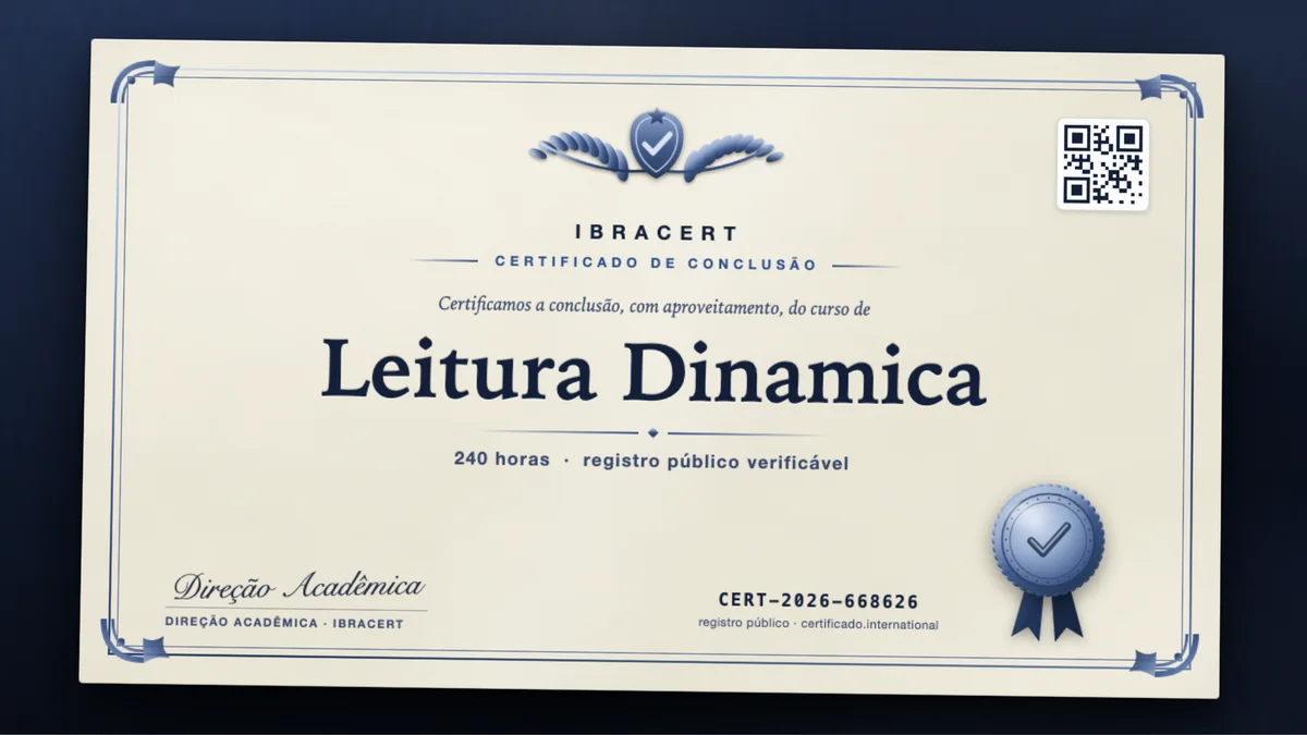 Capa do curso Leitura Dinamica