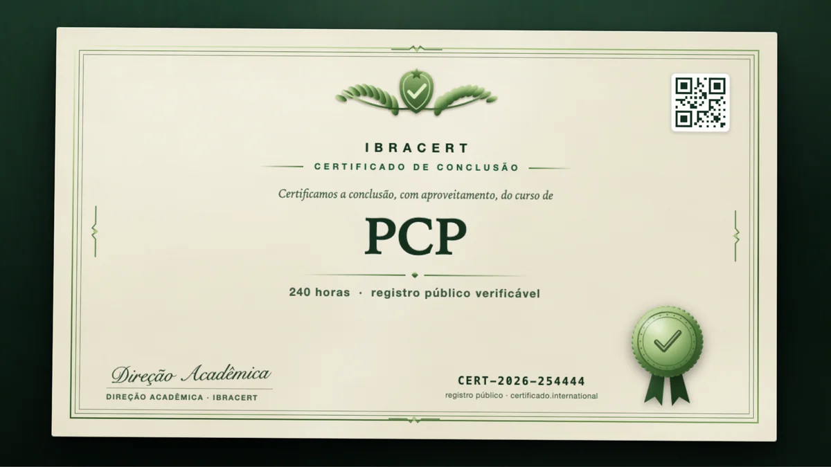 Capa do curso PCP