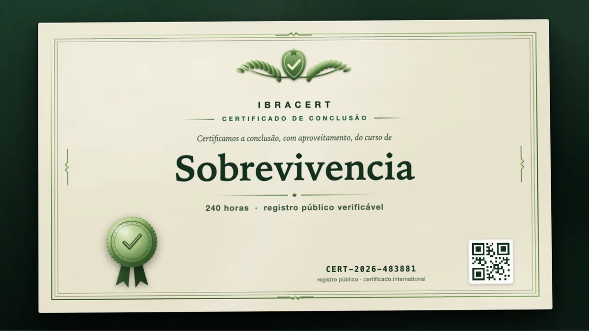 Capa do curso Sobrevivencia