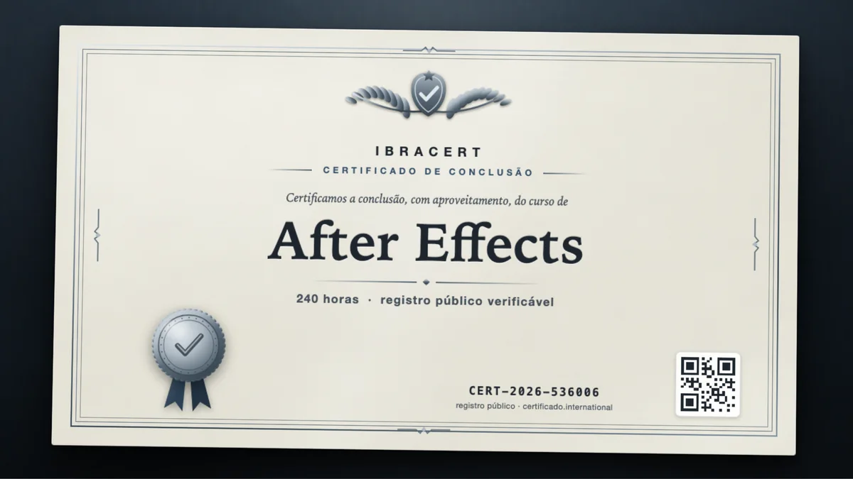 Capa do curso After Effects