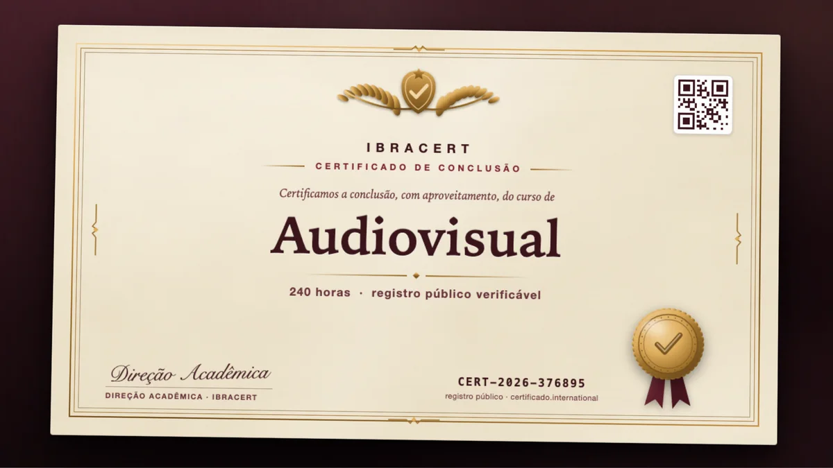 Capa do curso Audiovisual