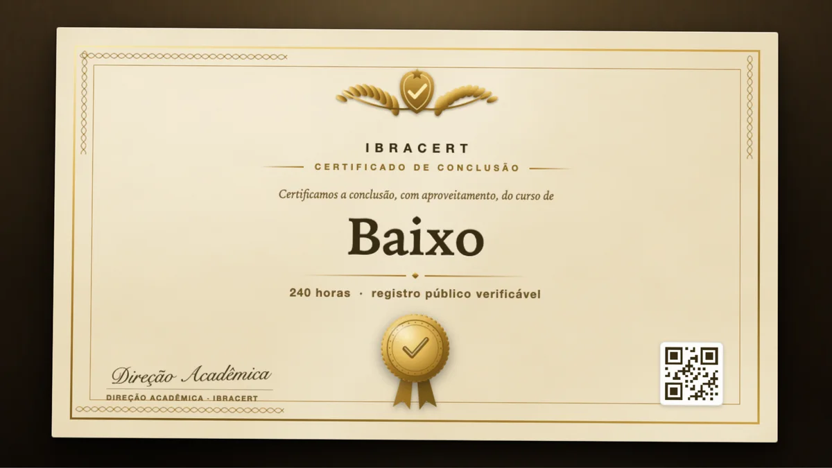 Capa do curso Baixo