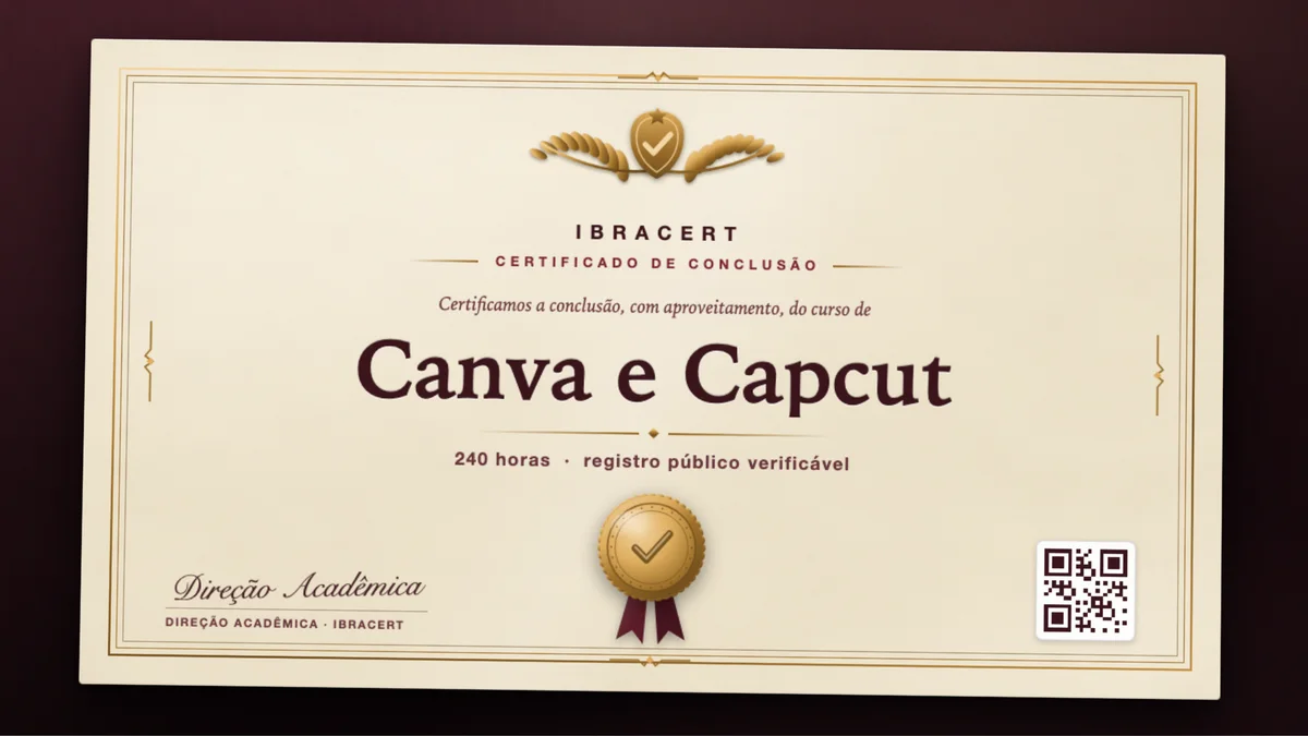 Capa do curso Canva e Capcut