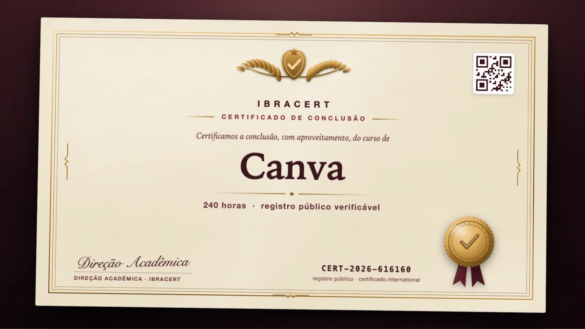 Capa do curso Canva