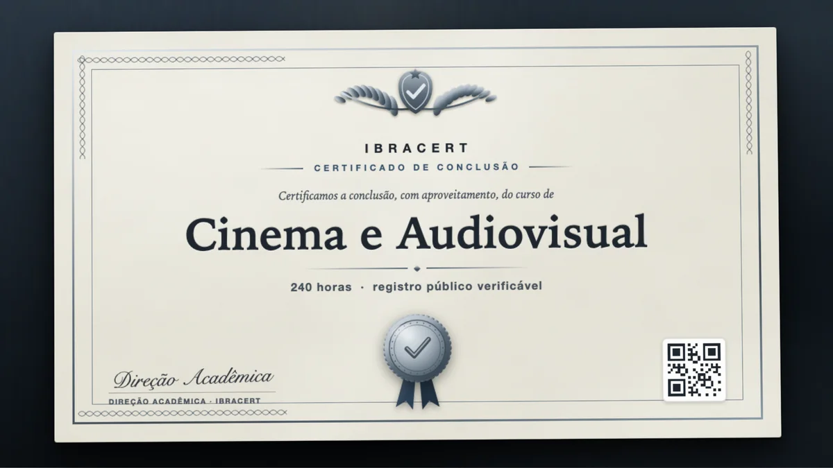 Capa do curso Cinema e Audiovisual