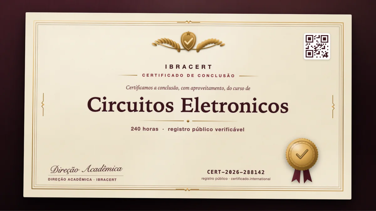 Capa do curso Circuitos Eletronicos