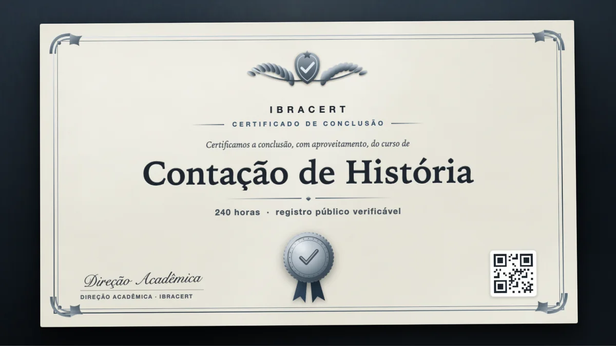 Capa do curso Contação de História