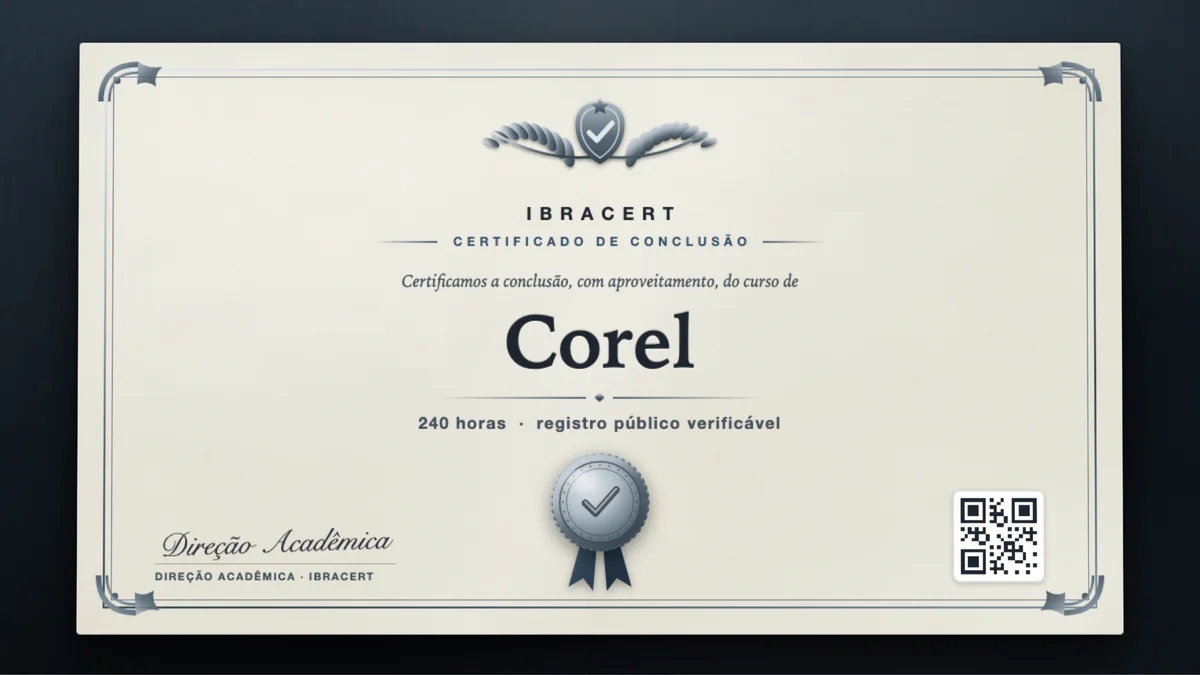 Capa do curso Corel