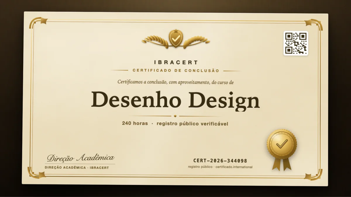 Capa do curso Desenho Design