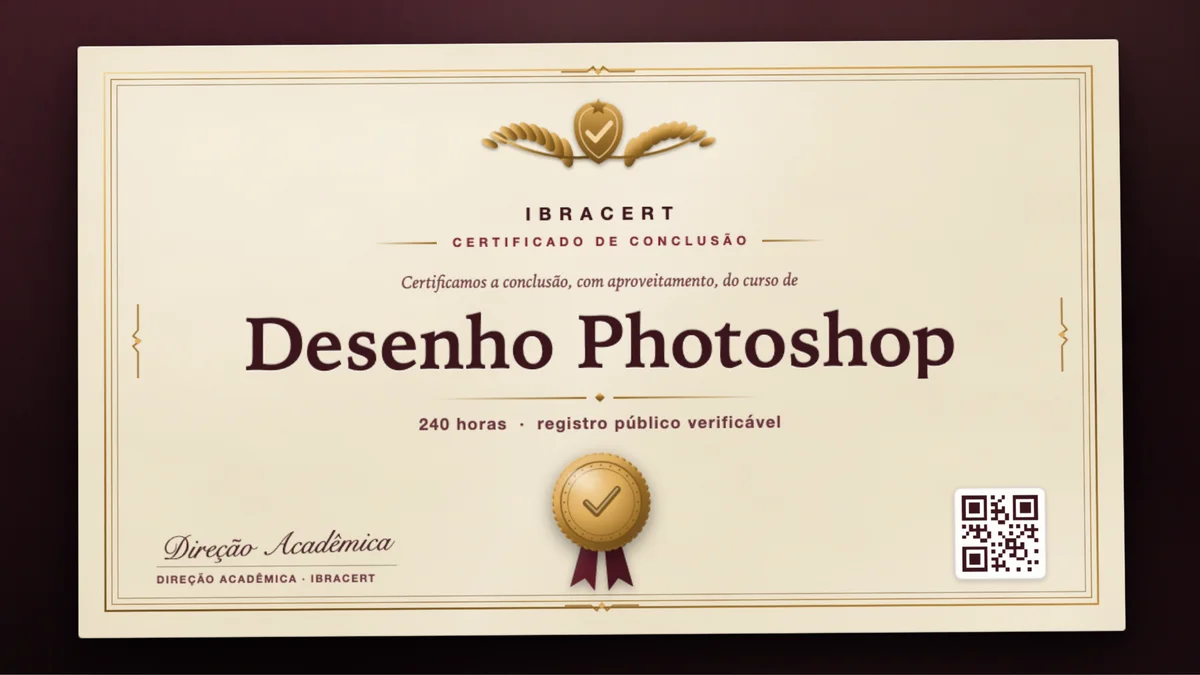 Capa do curso Desenho Photoshop