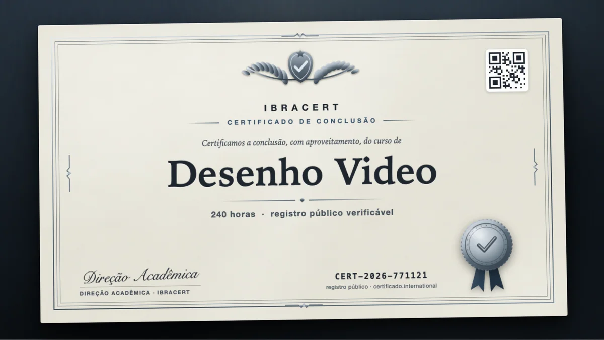 Capa do curso Desenho Video