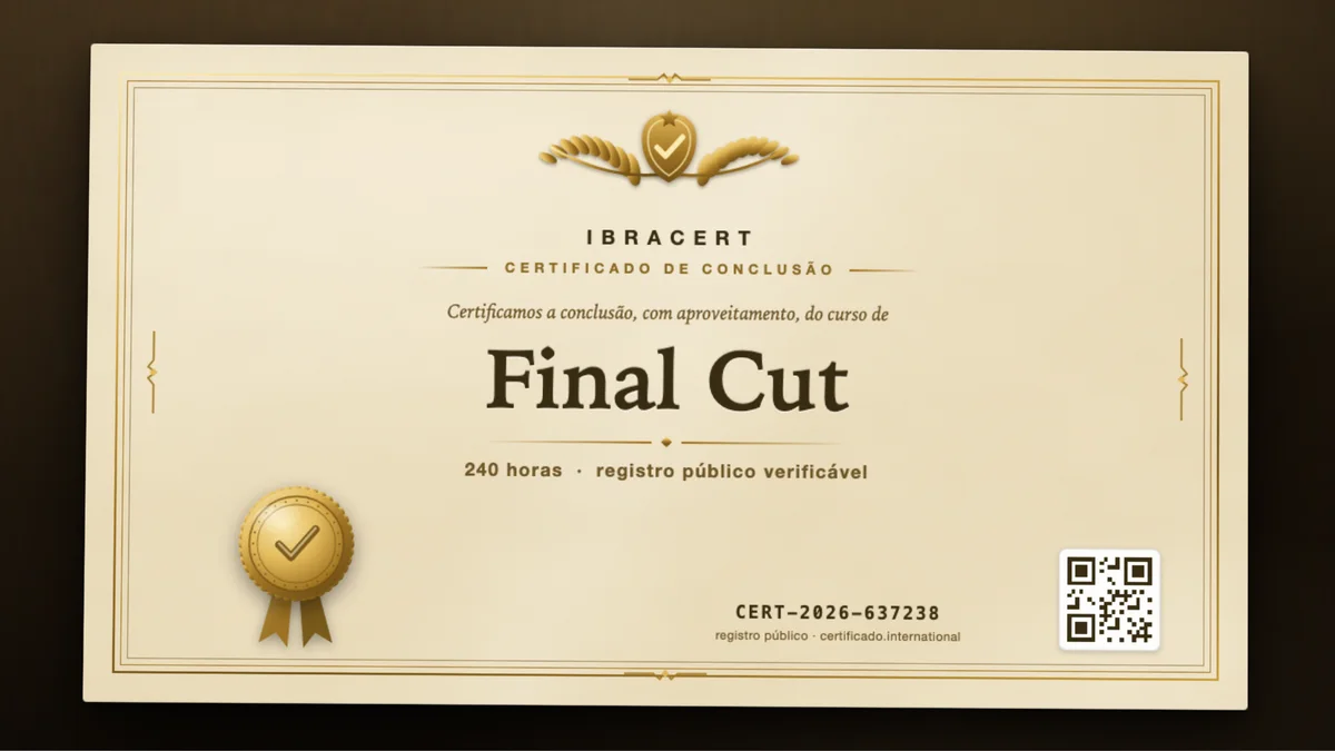 Capa do curso Final Cut