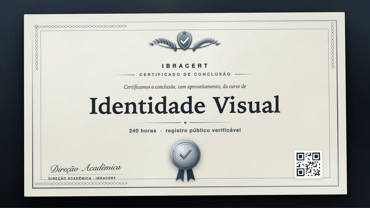 Capa do curso Identidade Visual