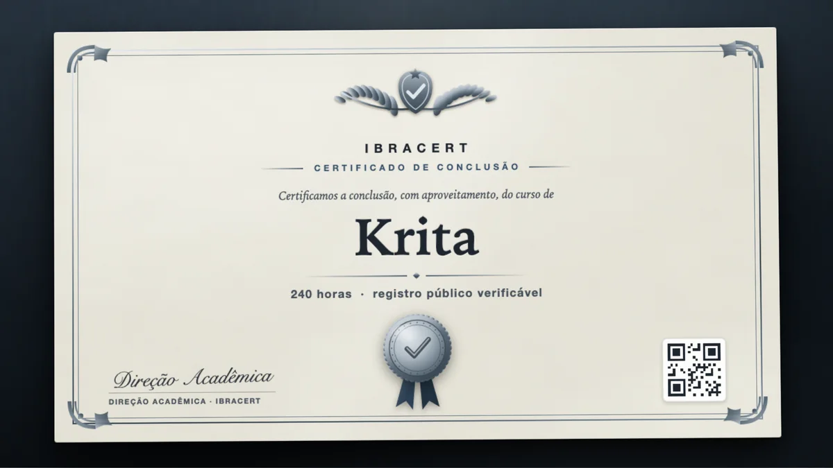 Capa do curso Krita
