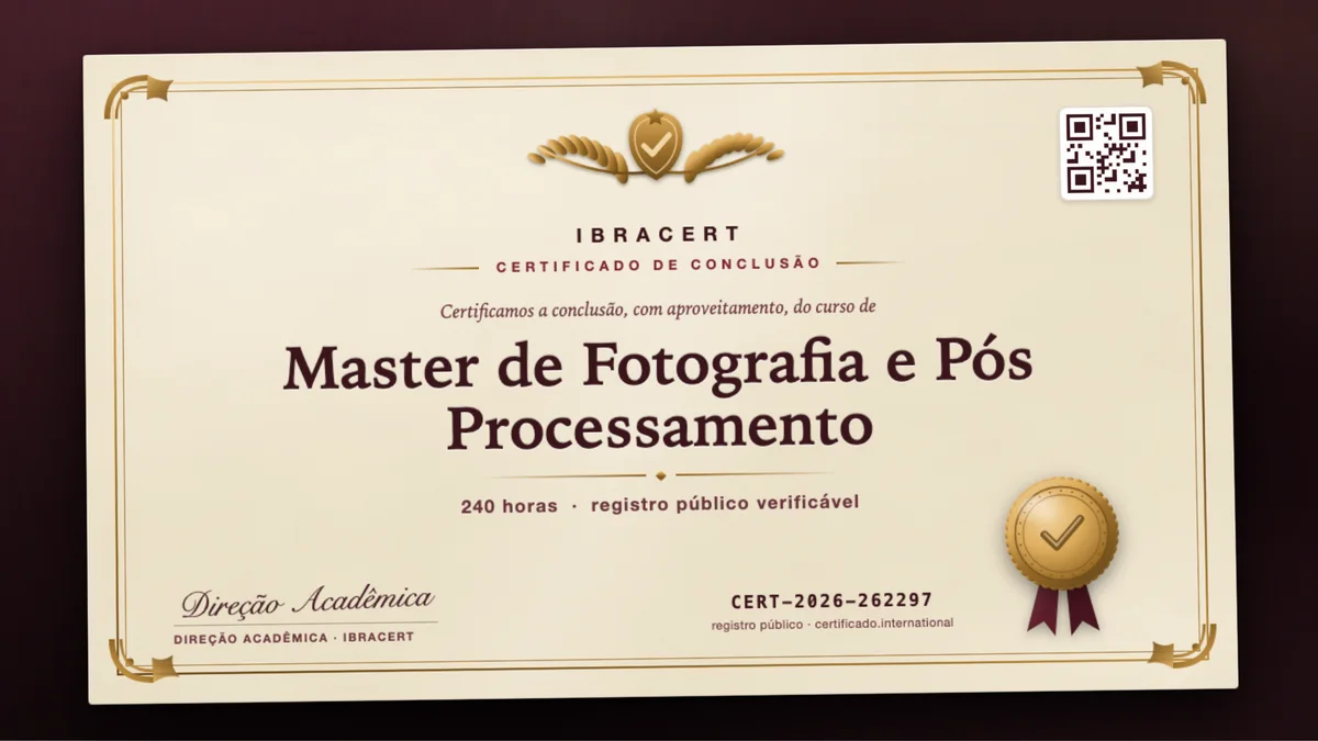 Capa do curso Master de Fotografia e Pós Processamento