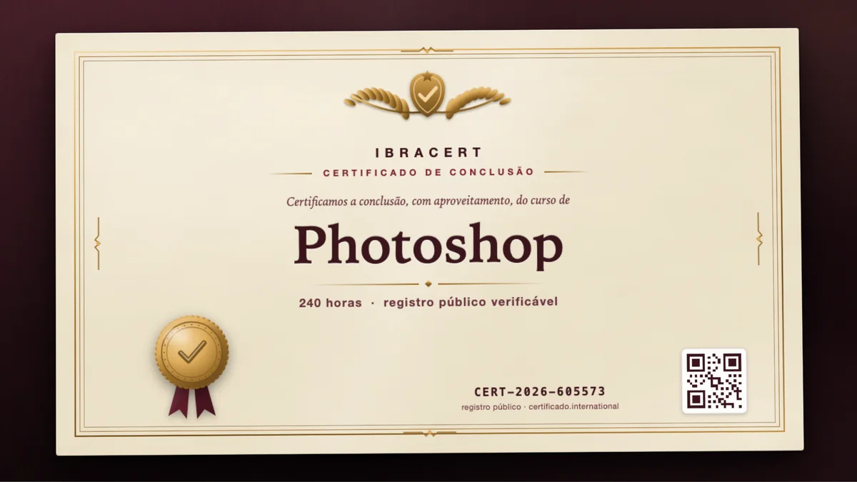 Capa do curso Photoshop