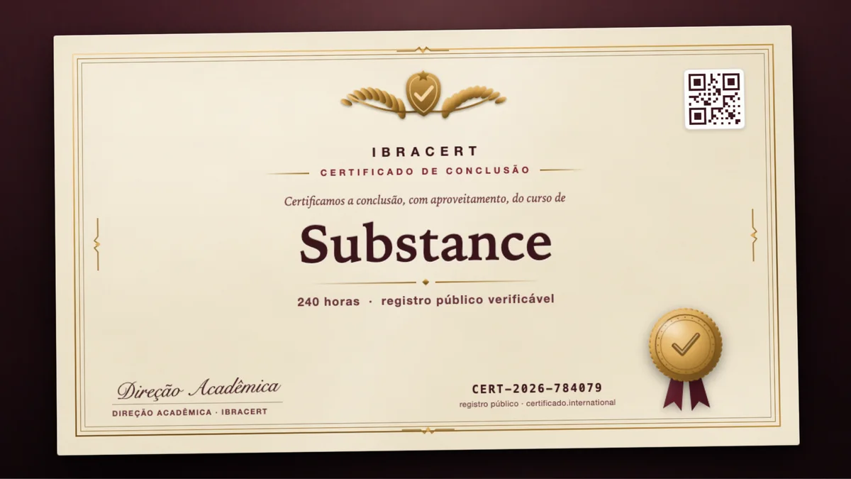 Capa do curso Substance