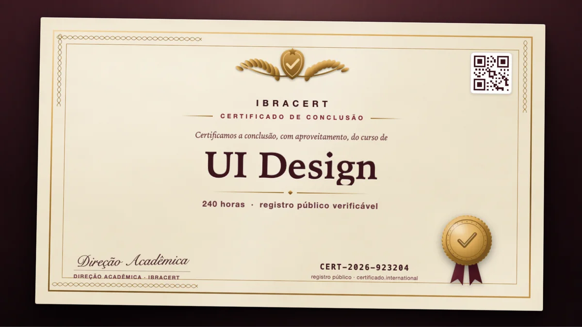 Capa do curso UI Design