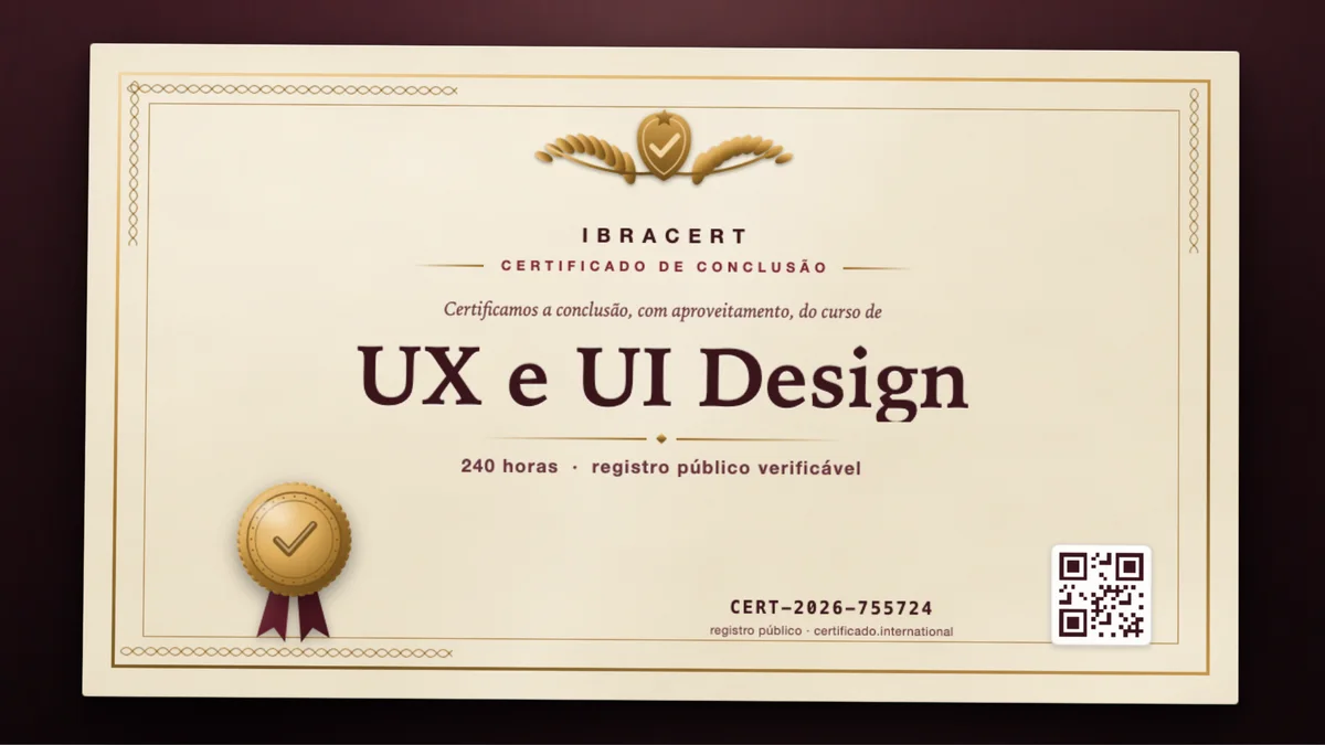 Capa do curso UX e UI Design