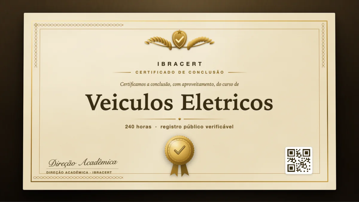 Capa do curso Veiculos Eletricos